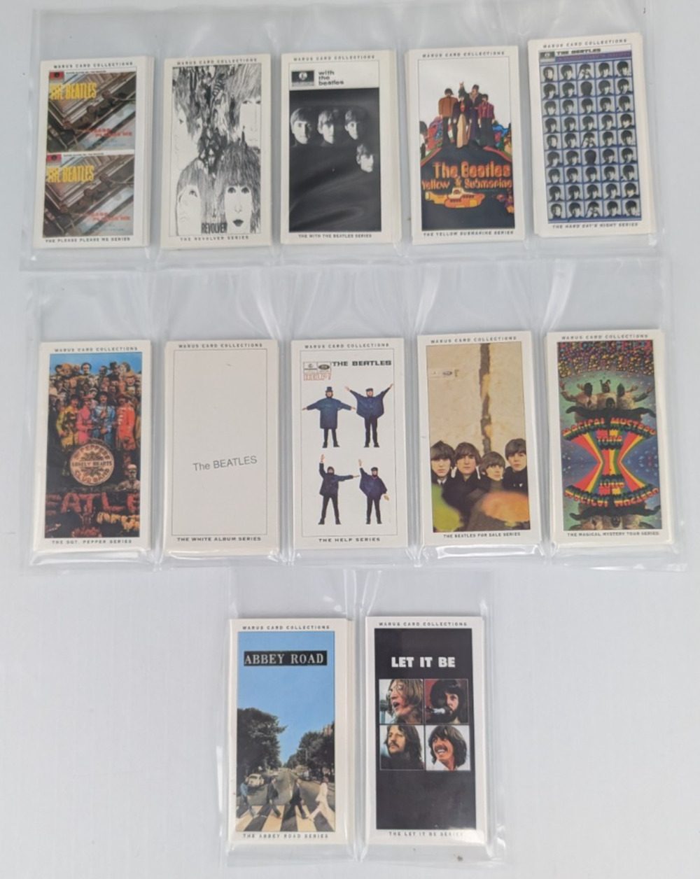 1990's The Beatles Cards 12 Sets 10 Cards Per Set LE Of 2000 Warus